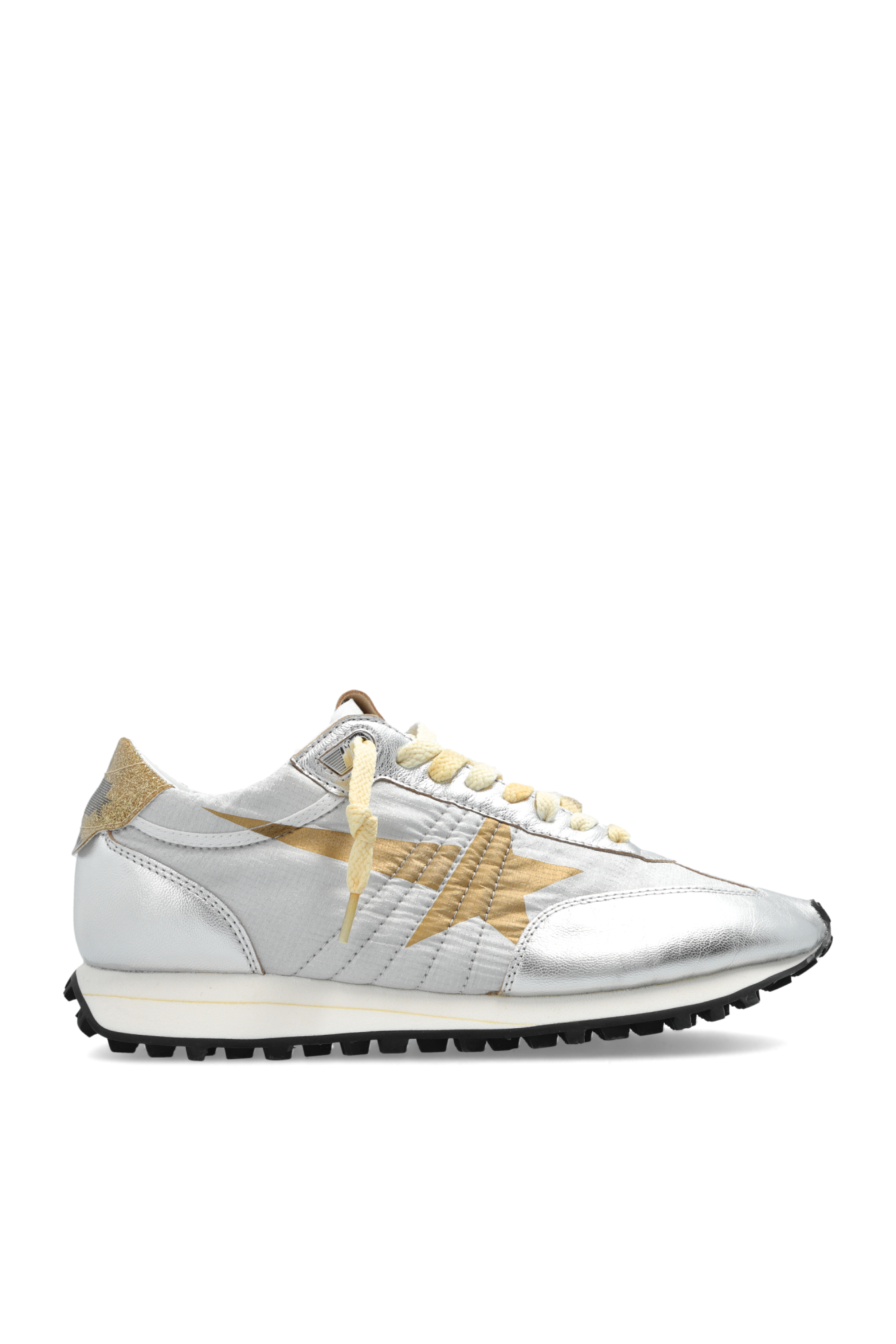Silver 'Running Marathon M77' Sports Shoes Golden Goose